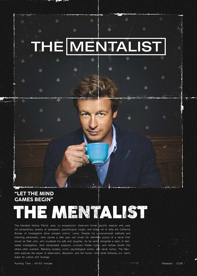 The Mentalist Patrick Jane Poster
