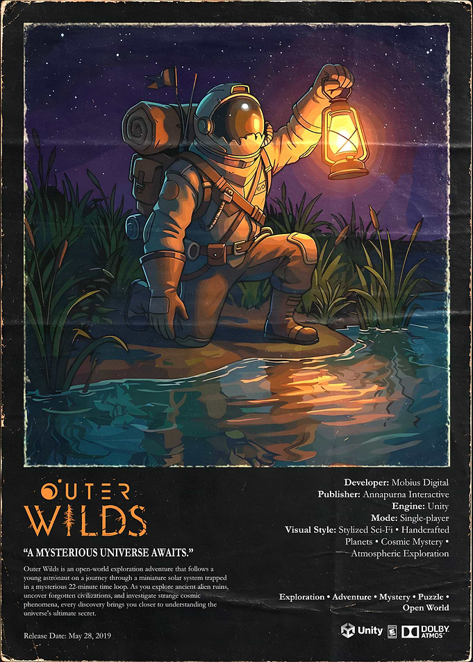 Outer Wilds Game Promotional Poster