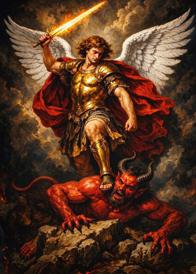 Archangel Michael Epic Fantasy Art