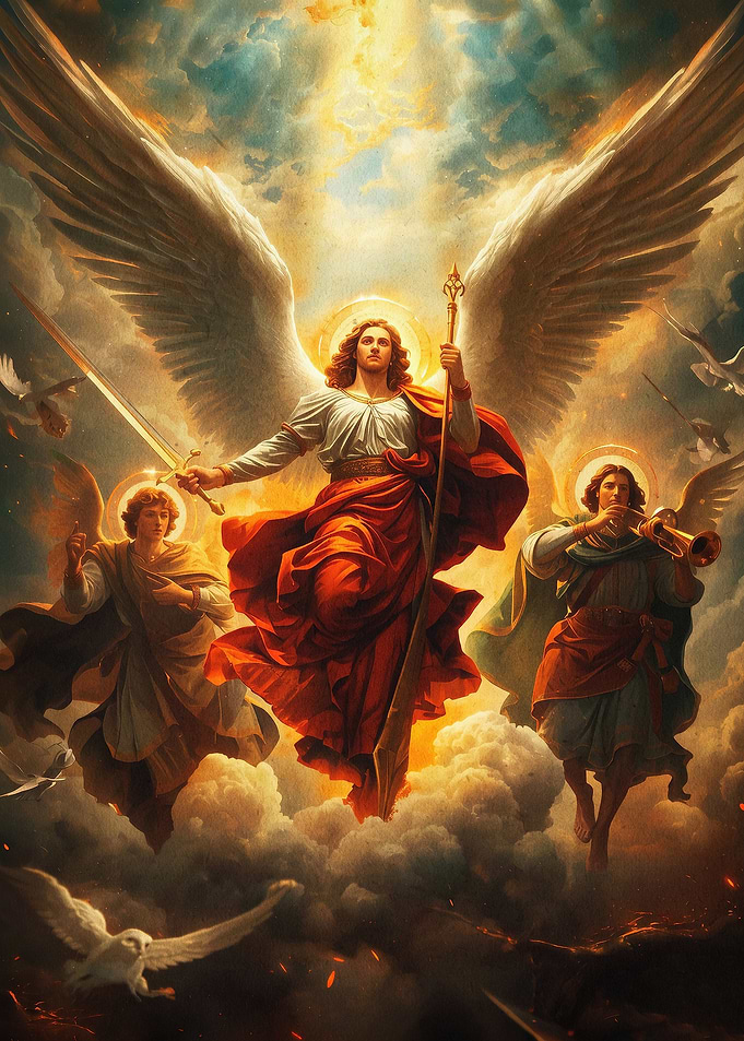 Archangel Wings Divine Epic Art