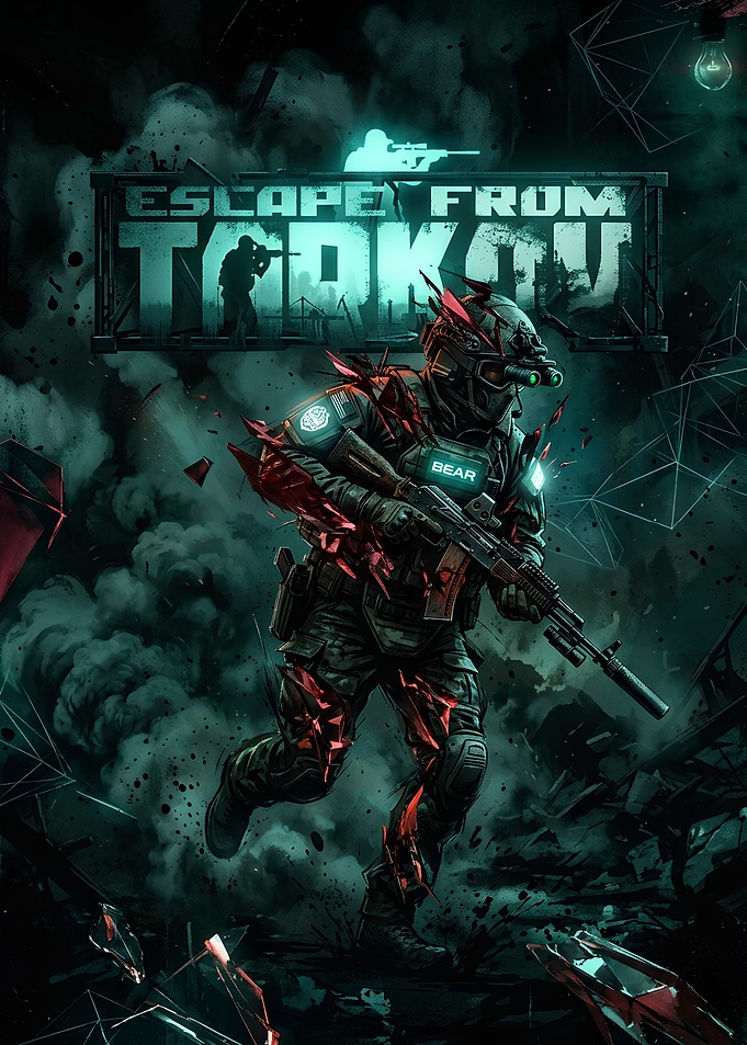 Escape From Tarkov BEAR Soldier Poster