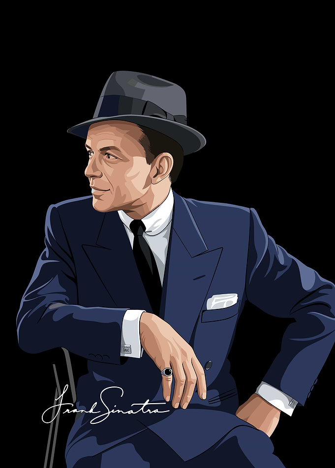 Frank Sinatra Portrait Illustration