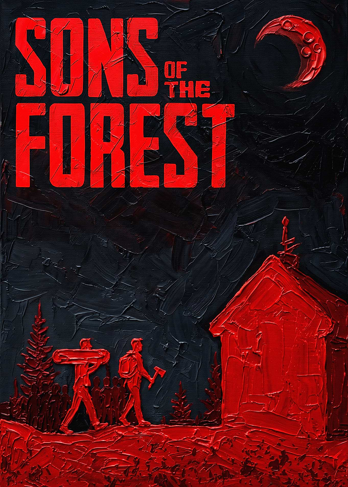 Sons of the Forest Oil Painting