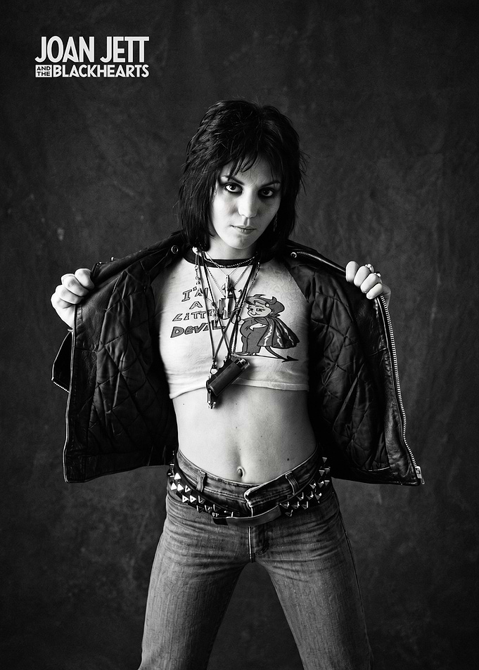 Joan Jett Vintage Rock Portrait