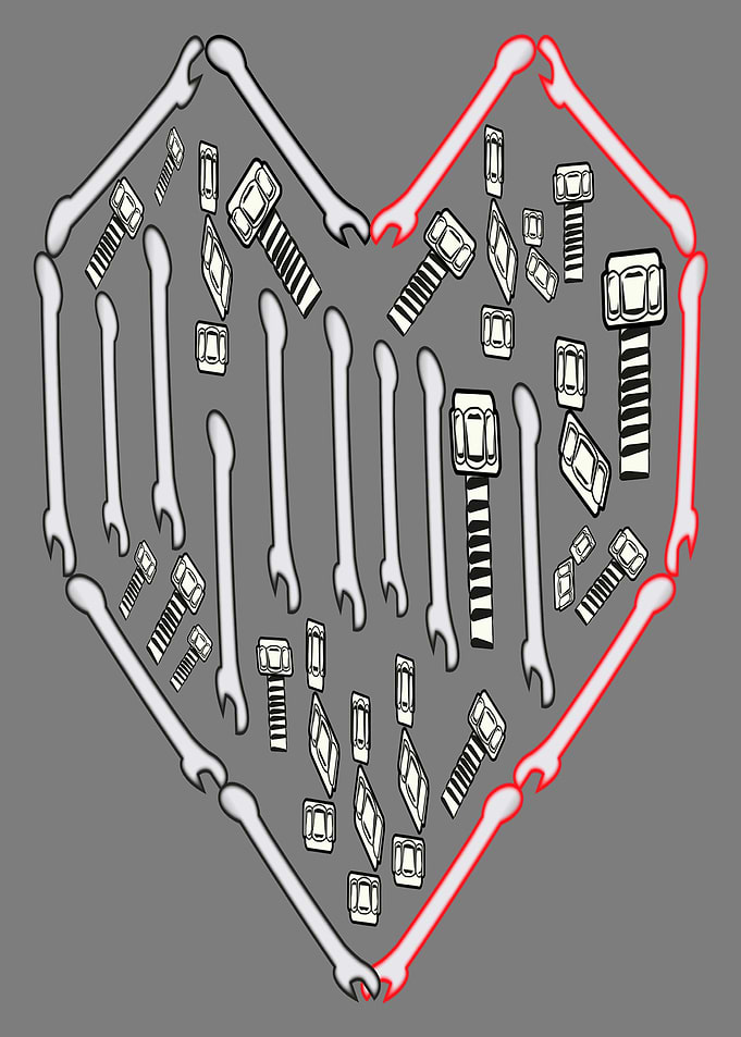 Mechanic Screw Driver Heart of Tools