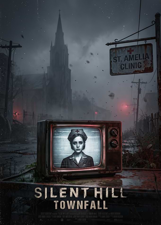 Silent Hill Townfall Horror Poster