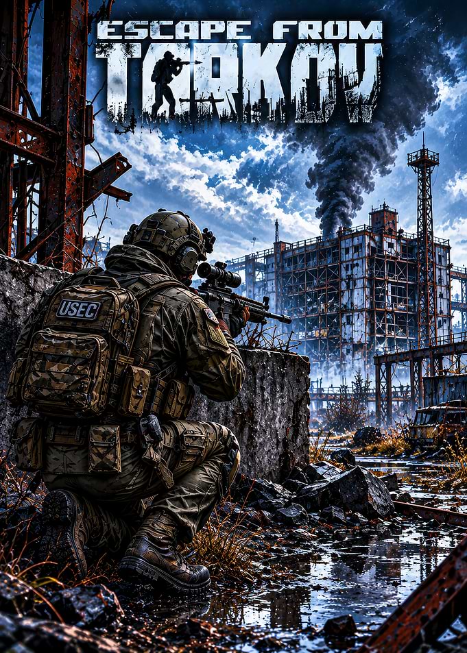Escape From Tarkov Soldier Poster