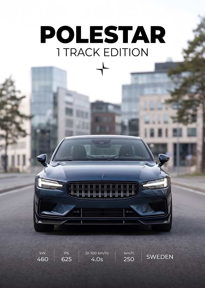 Polestar 1 Track Edition Poster