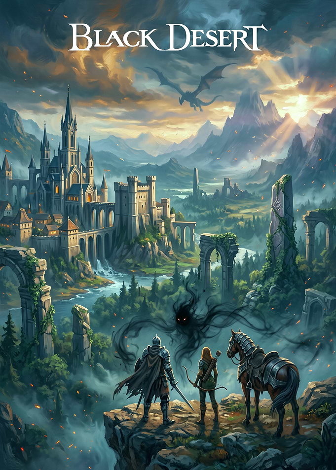 Black Desert Online Fantasy Landscape