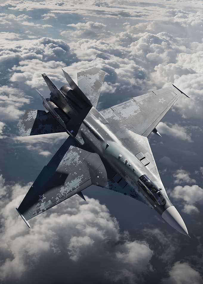 Russian Sukhoi Su-35 Fighter Jet