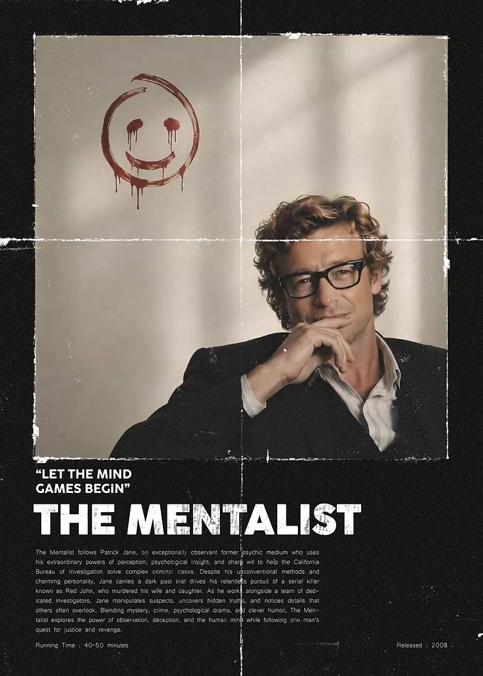The Mentalist Patrick Jane Poster