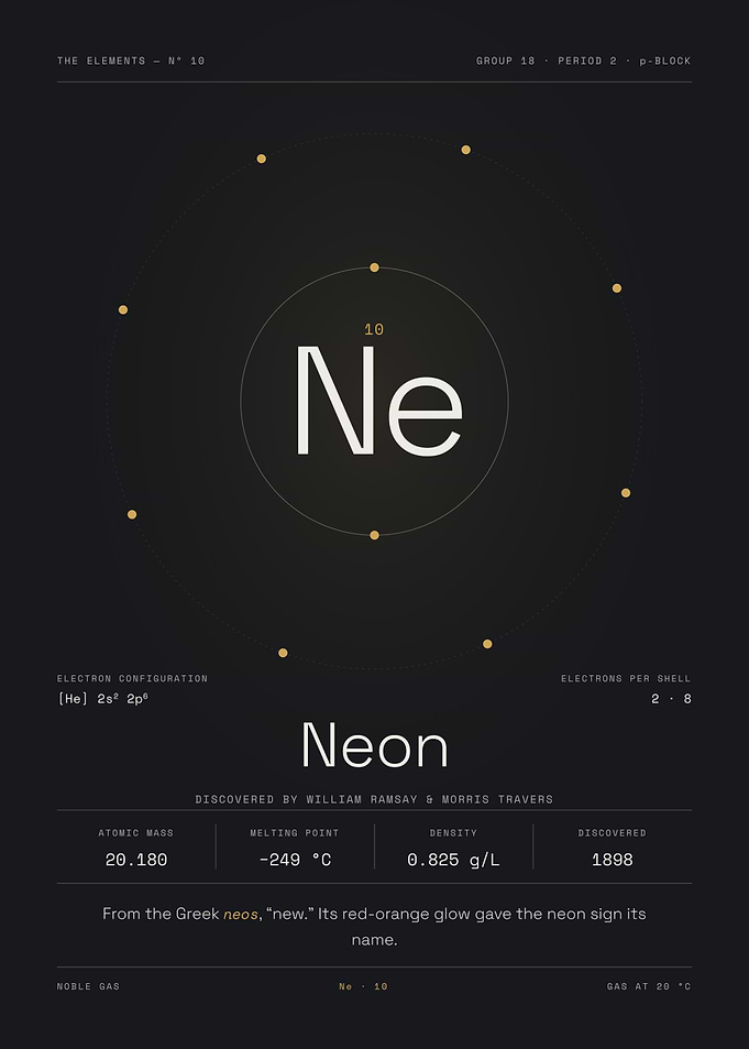 Neon — The Elements Nº 10