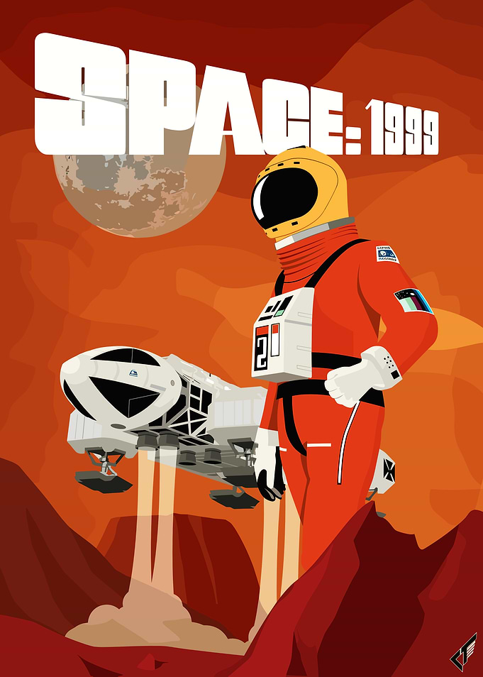 Space: 1999 Retro Sci-Fi Poster