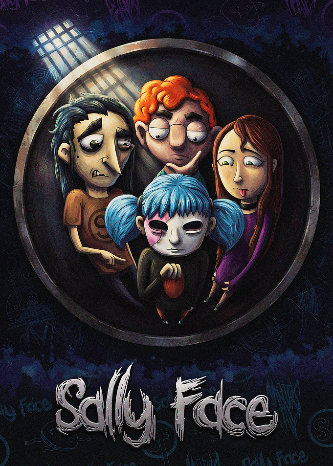 Sally Face Game Poster Art