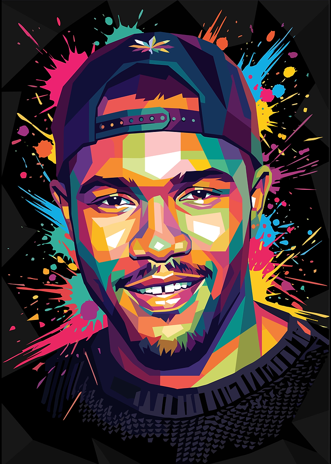 Frank Ocean Pop Art Portrait