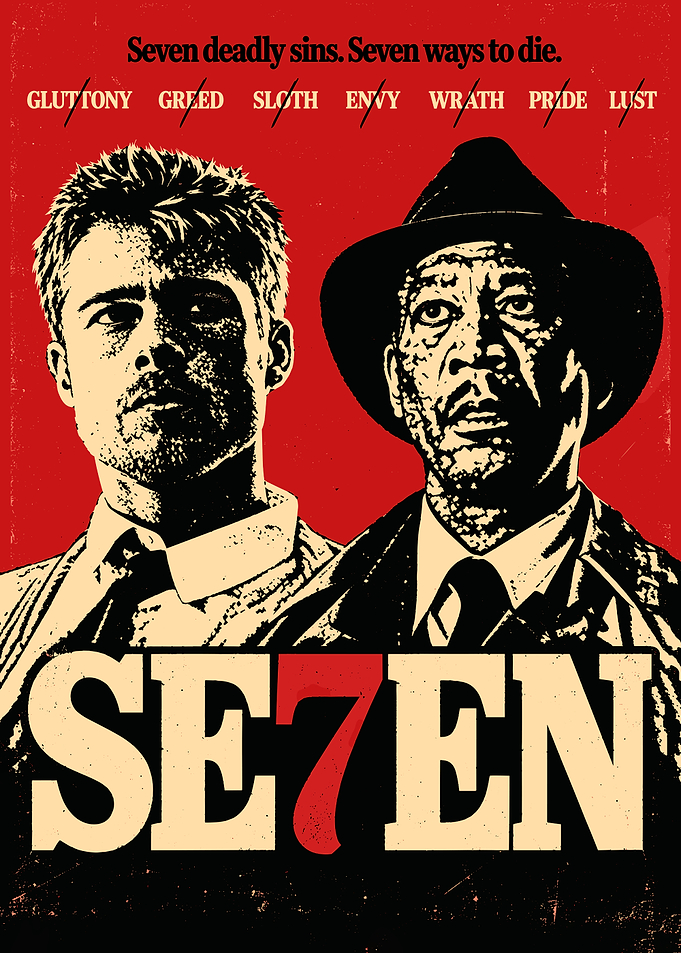 Se7en Movie Poster Art