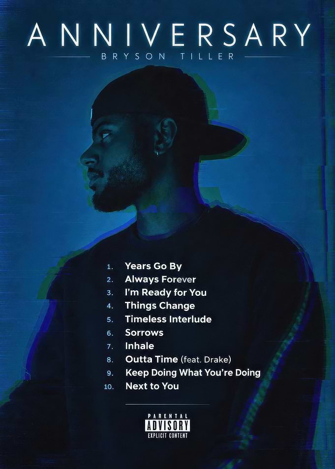Bryson Tiller Anniversary Album Cover