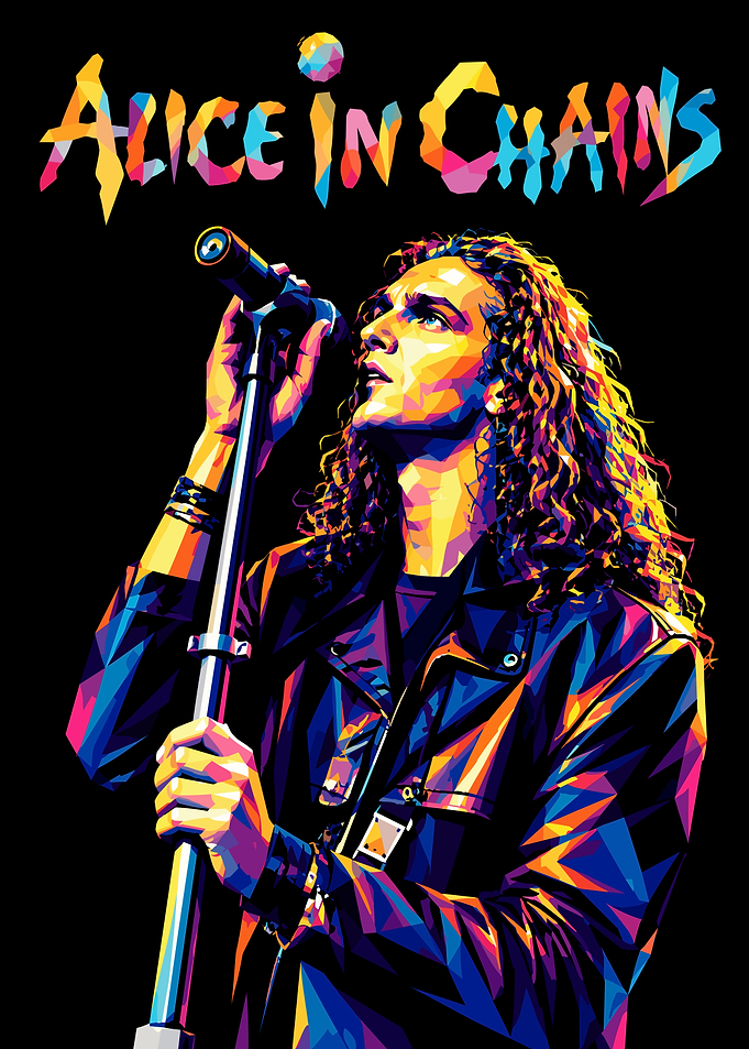 Layne Staley Pop Art Poster