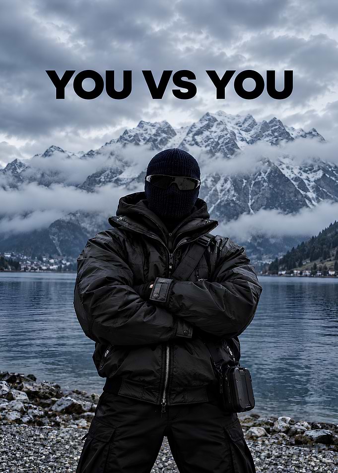 You vs You Motivational Poster