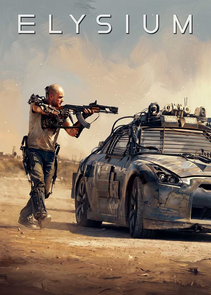 Elysium Movie Poster Art