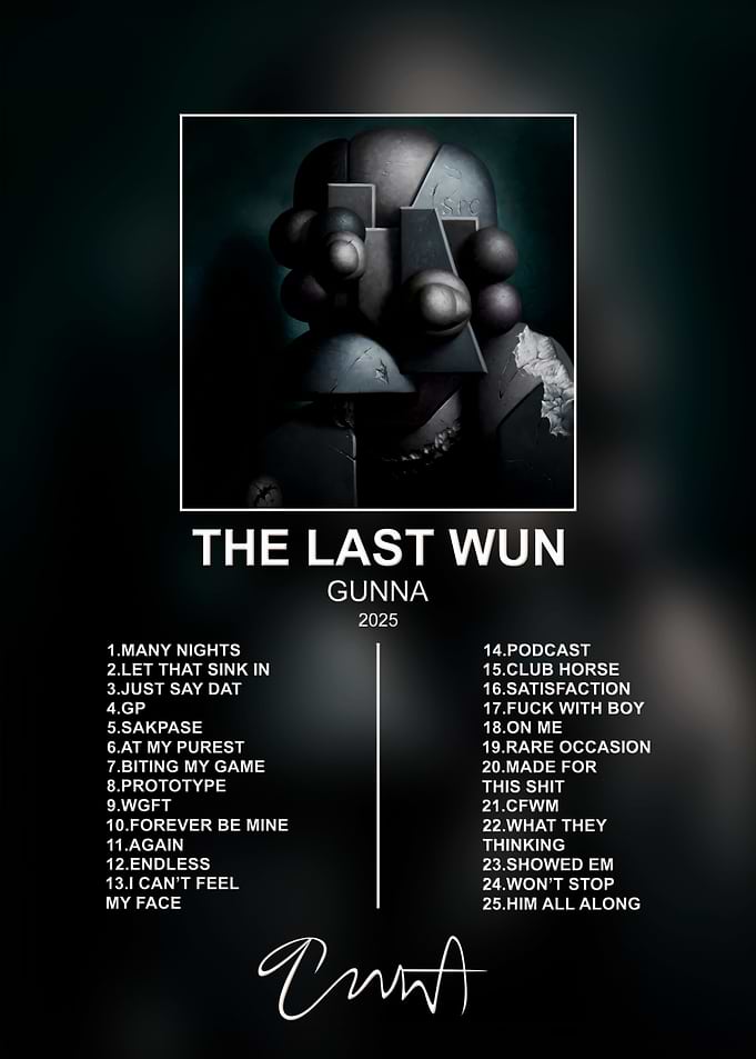 Gunna The Last Wun Album Poster