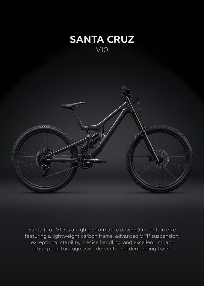 Santa Cruz V10 Downhill Mountain Bike