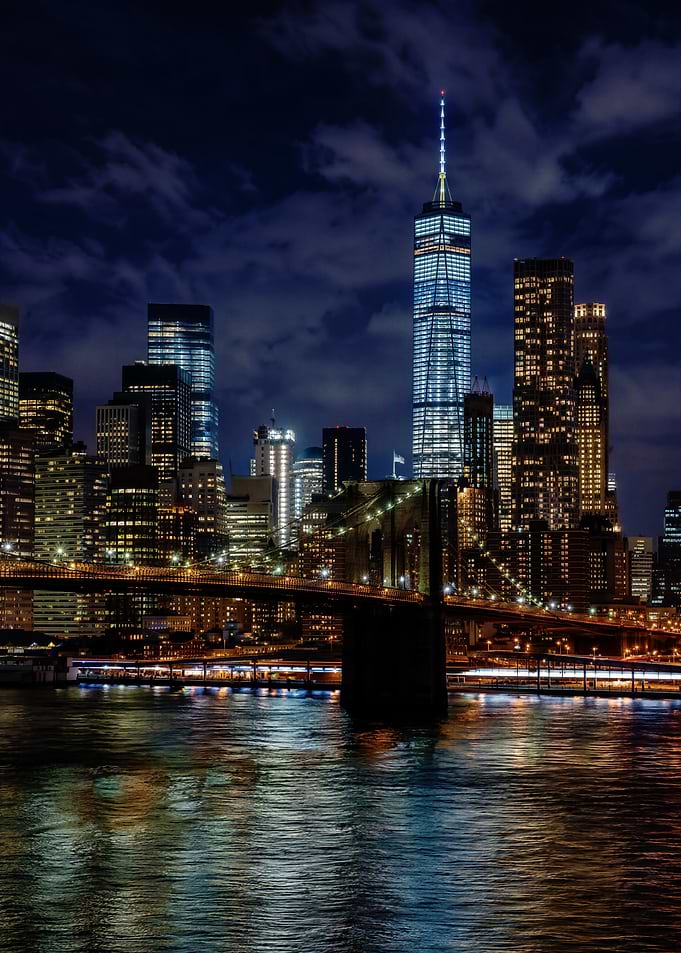New York City Skyline at Night