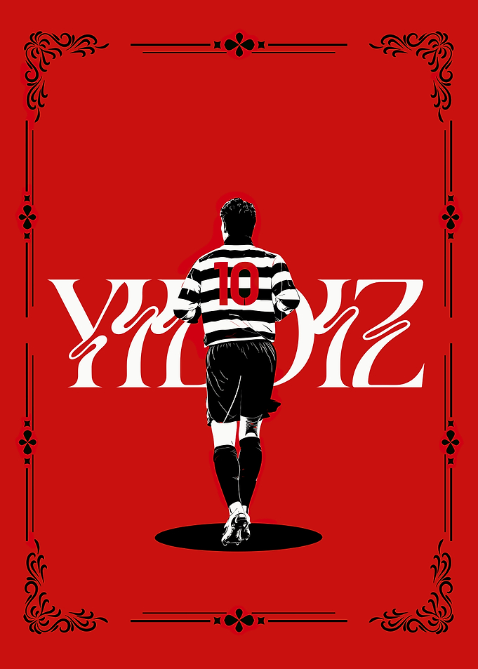 Kenan Yildiz Football Poster