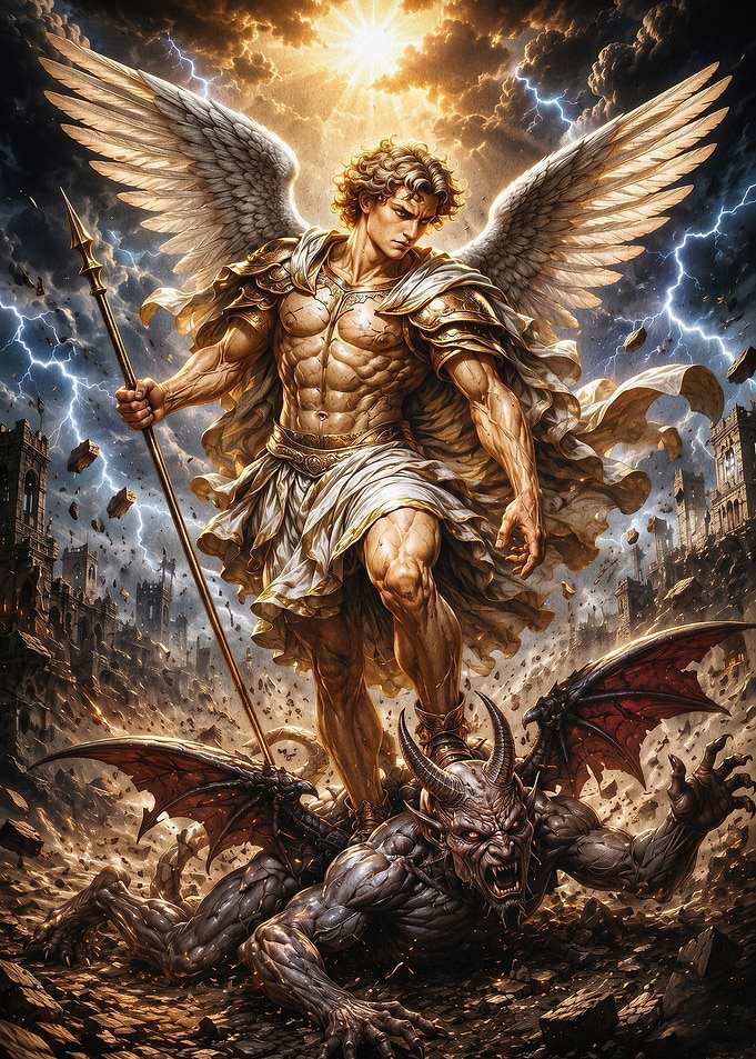 Archangel Michael Epic Fantasy Art