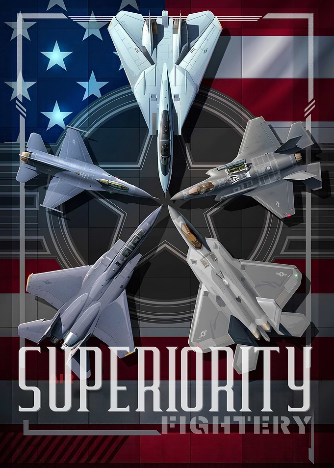US Air Force Fighter Jets Poster