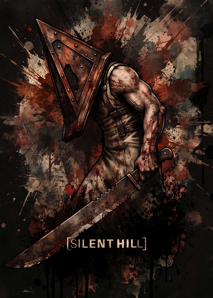 Pyramid Head Silent Hill Poster