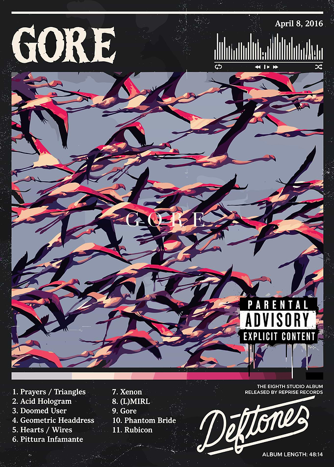 Deftones Gore Album Cover Art