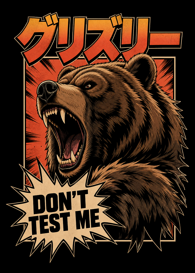 Bear Don't Test Me Graphic