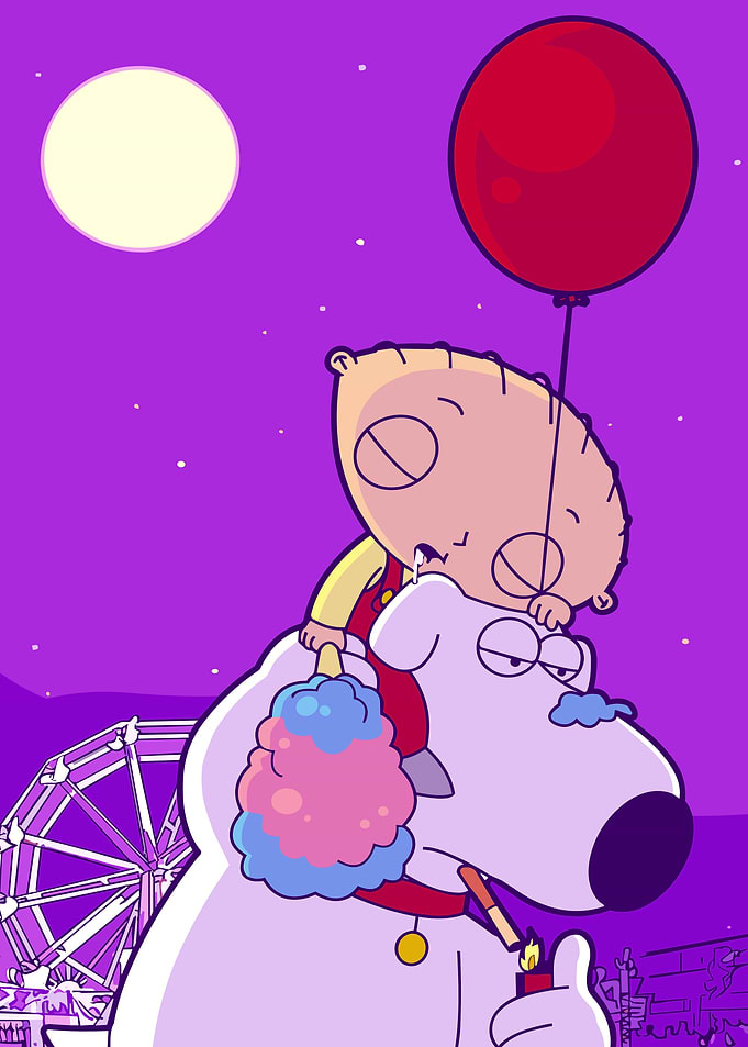 Stewie and Brian at the Carnival