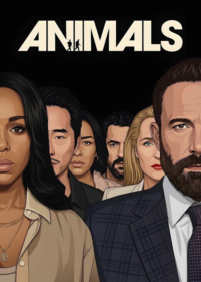 Animals Movie Poster Illustration