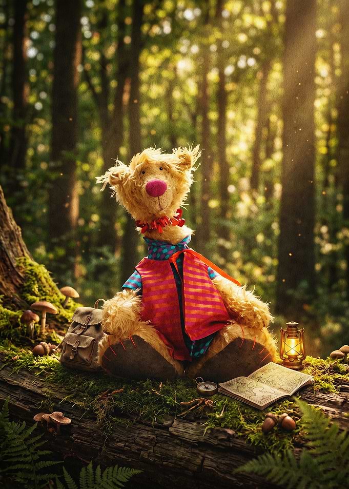 Teddy Bear Forest Adventure Poster