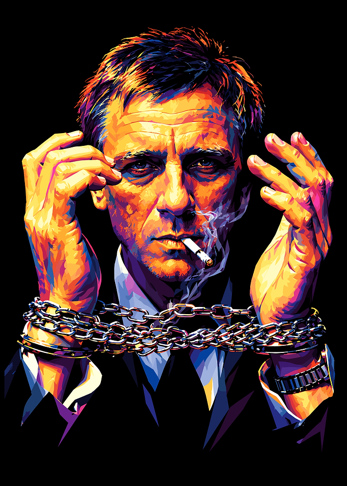 Daniel Craig Pop Art Portrait