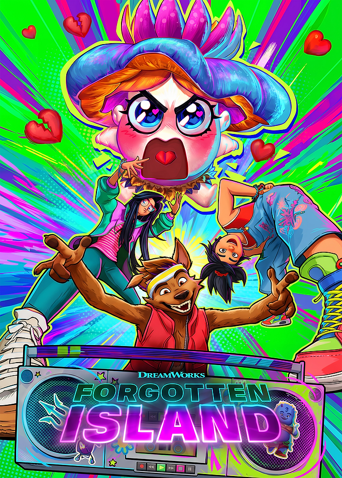 Forgotten Island Vibrant Poster