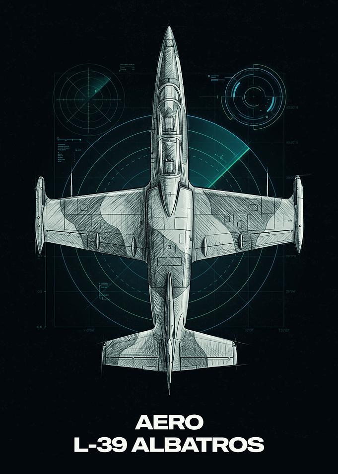 Aero L-39 Albatros Technical Blueprint
