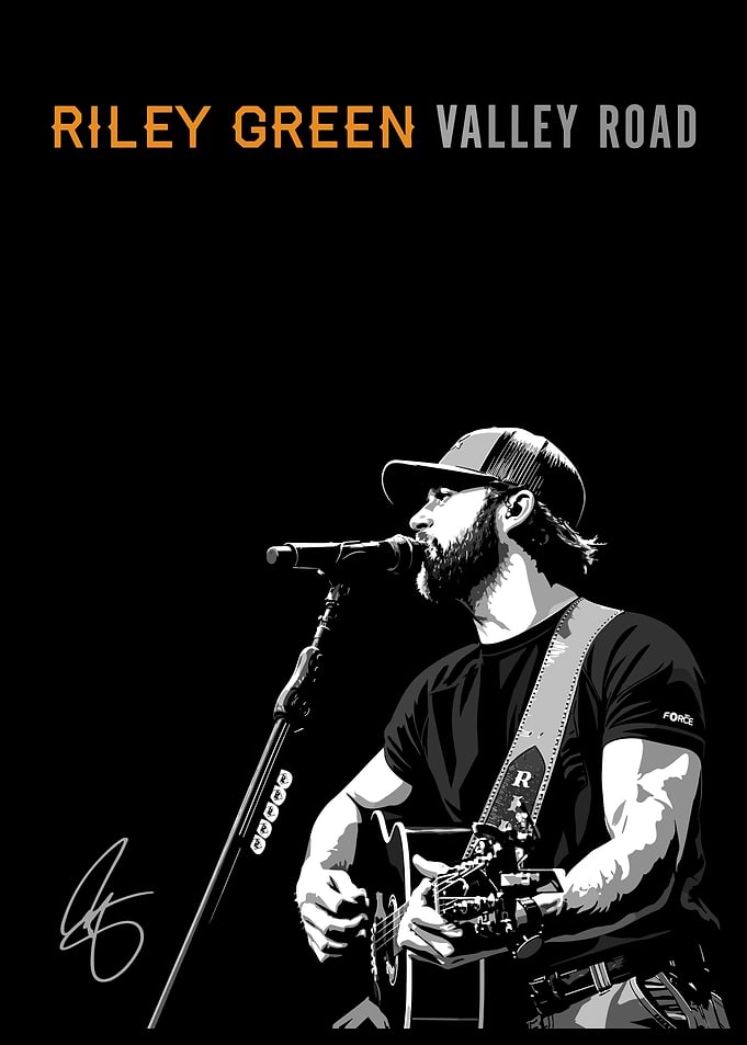 Riley Green Valley Road Poster