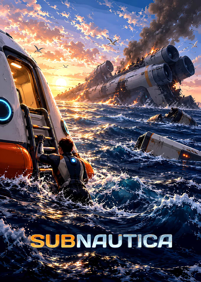 Subnautica Game Poster