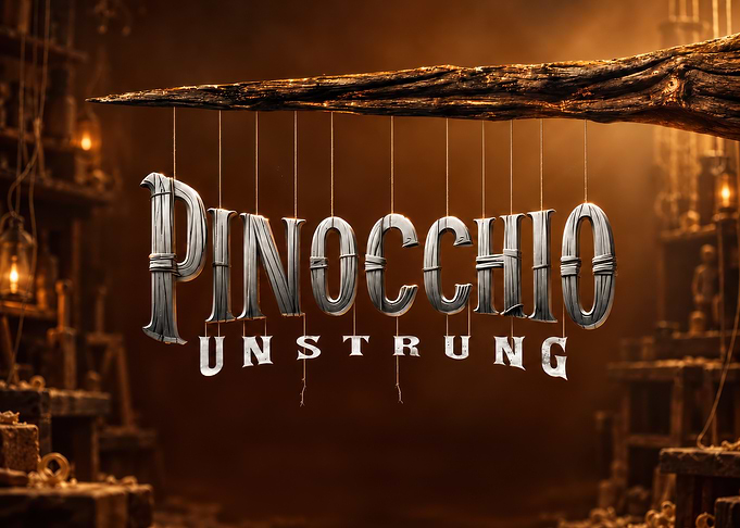Pinocchio Unstrung Movie Title Logo