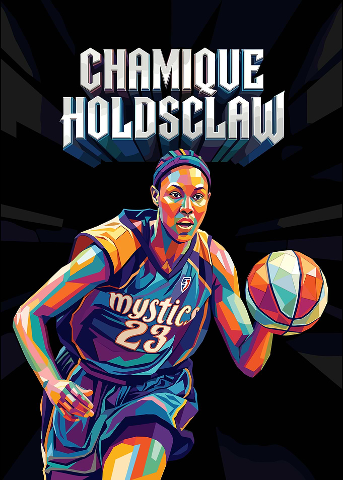 Chamique Holdsclaw Pop Art Poster