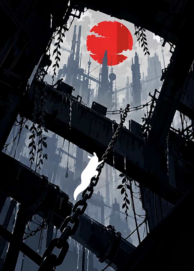 Rain World Slugcat Climbing Chain
