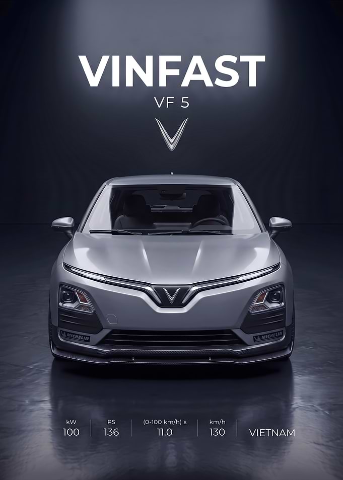 VinFast VF 5 Electric Car Advertisement