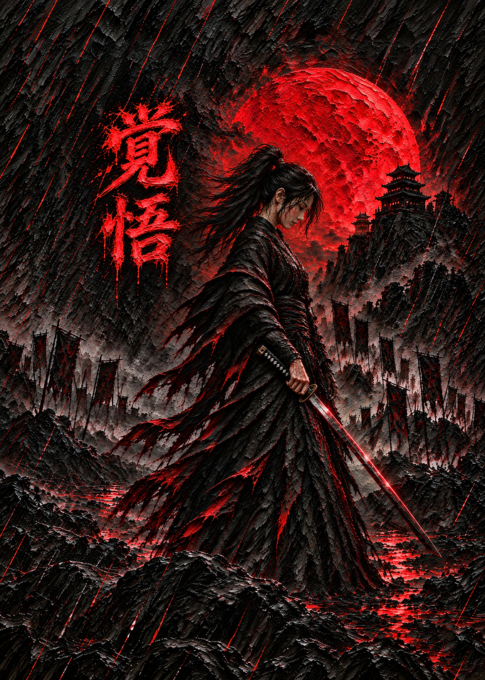 Kakugo - Samurai Resolve Under the Red Moon