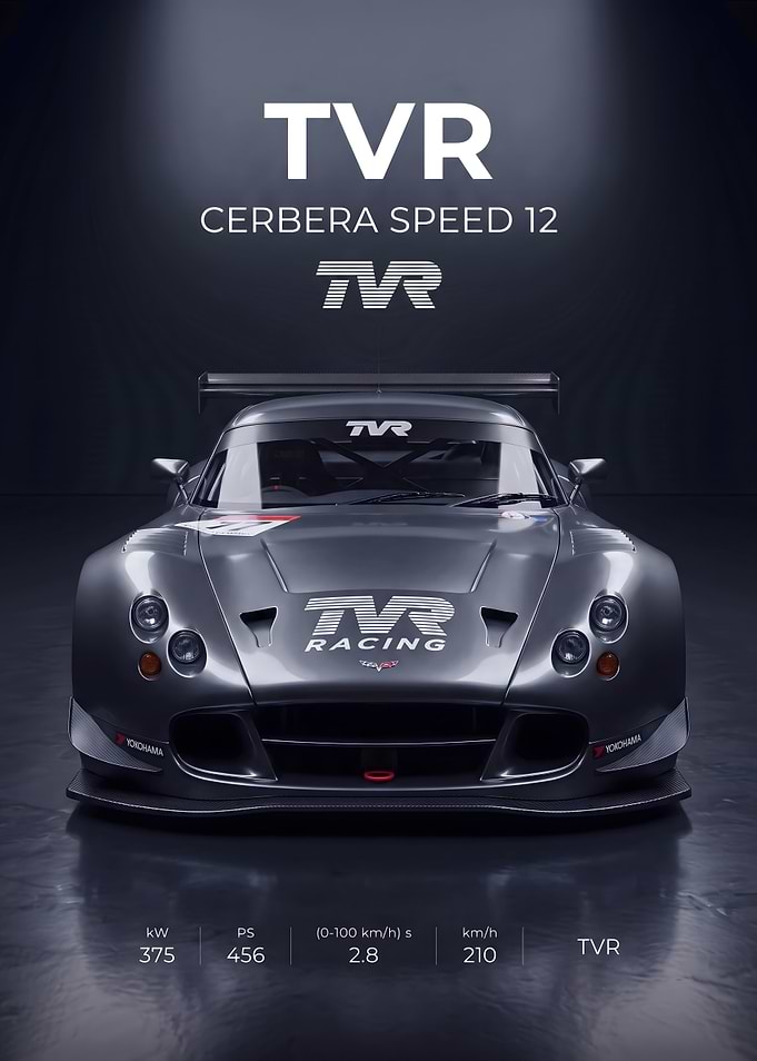 TVR Cerbera Speed 12 Poster