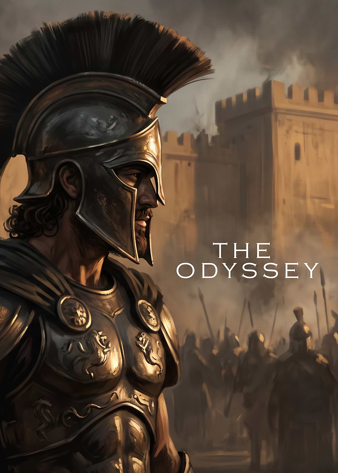 The Odyssey Ancient Greek Warrior Poster