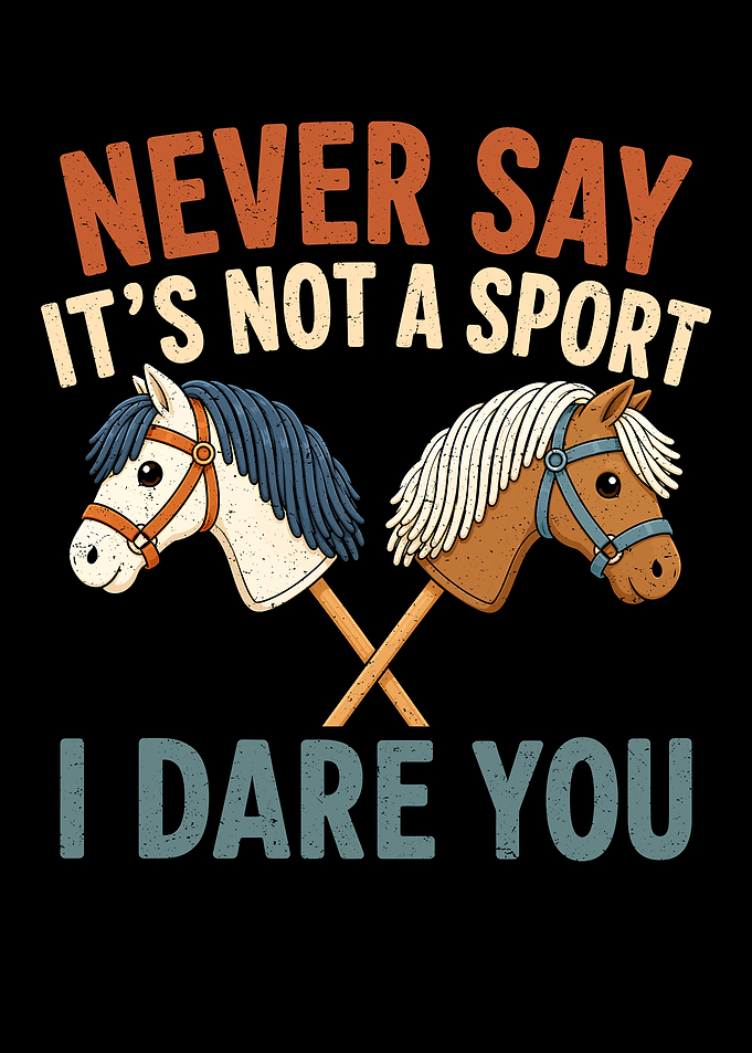 Hobby Horse Sport Funny Design
