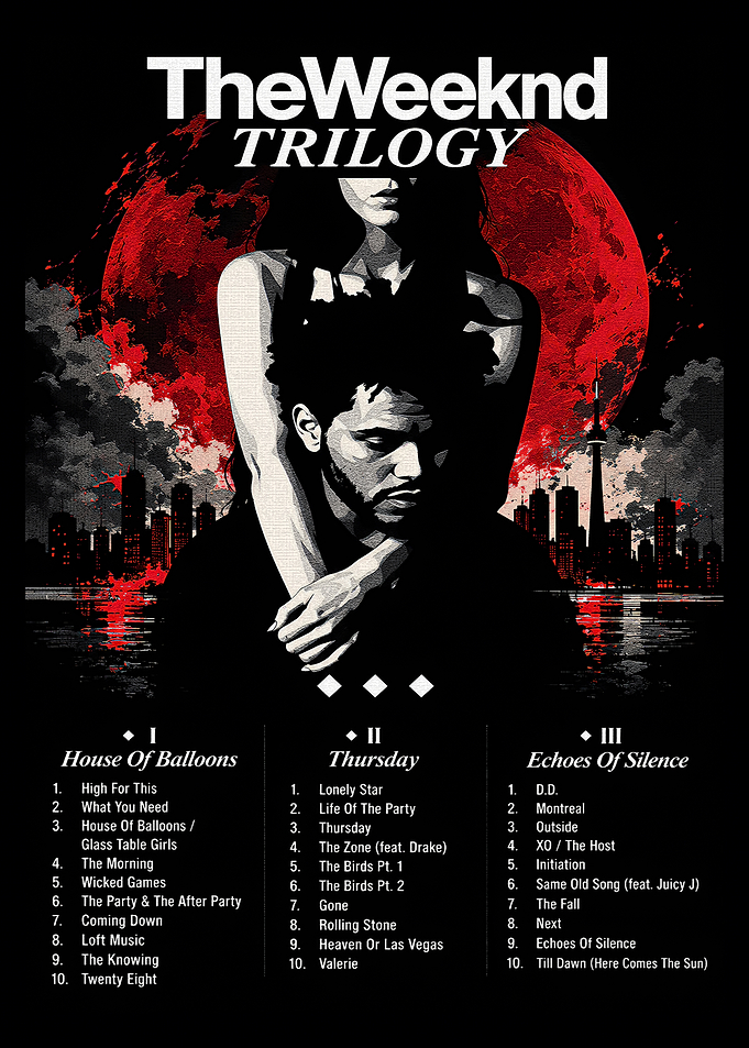 The Weeknd Trilogy Album Poster